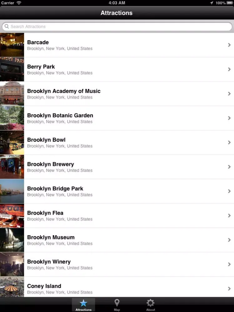 Brooklyn Mini Guide iPad  スクリーンショット