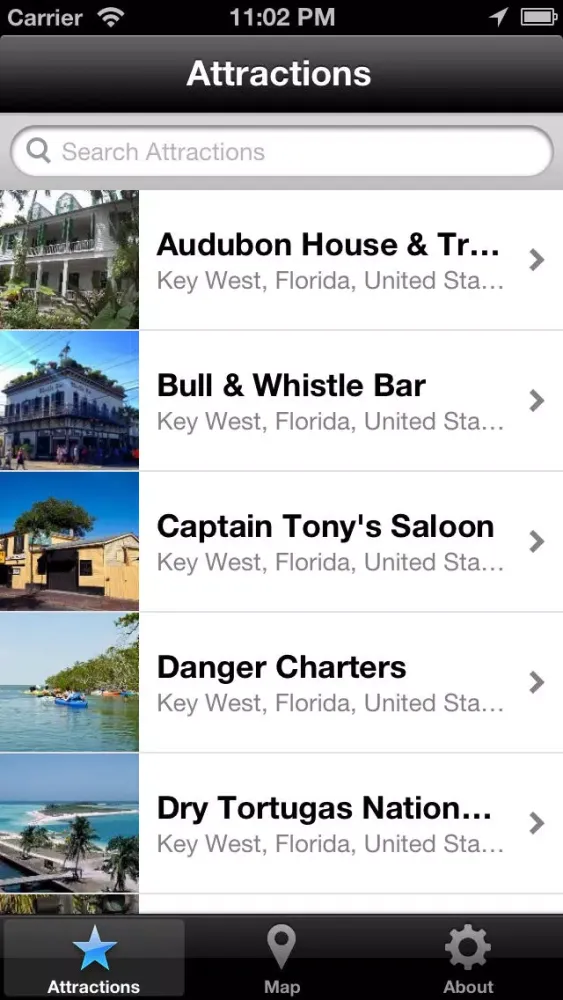 Key West Mini Guide سکرین شاٹس