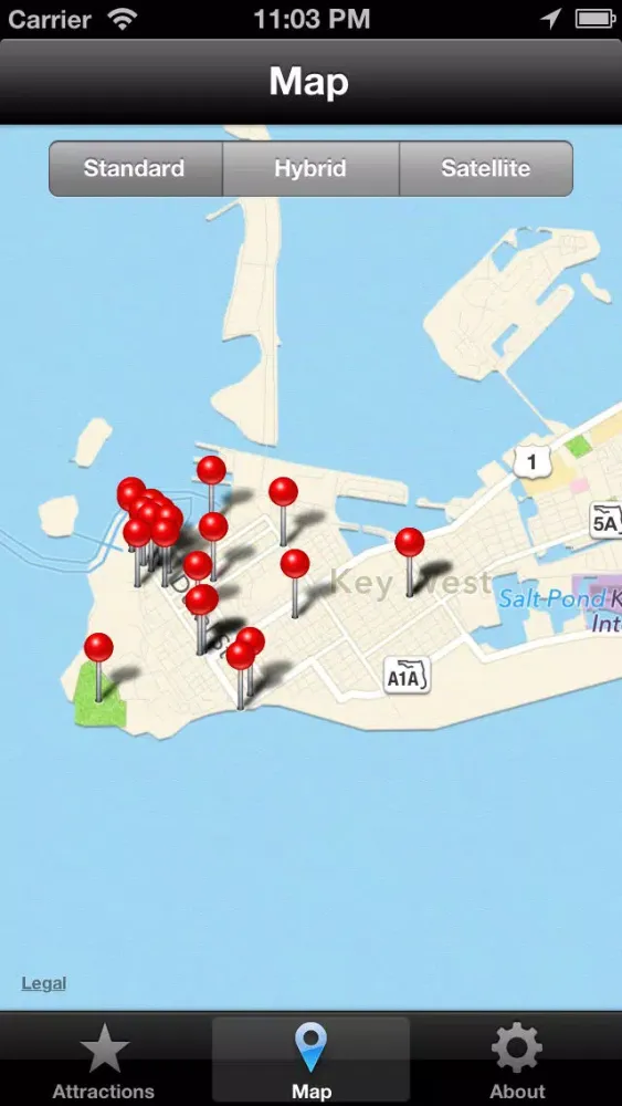 Key West Mini Guide سکرین شاٹس