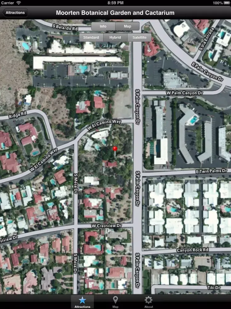 Palm Springs Mini Guide iPad  Screenshots