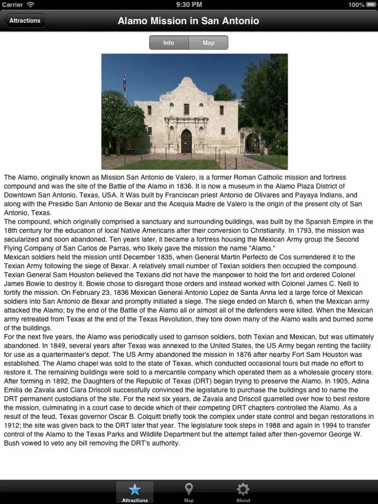 San Antonio Mini Guide iPad  Screenshots