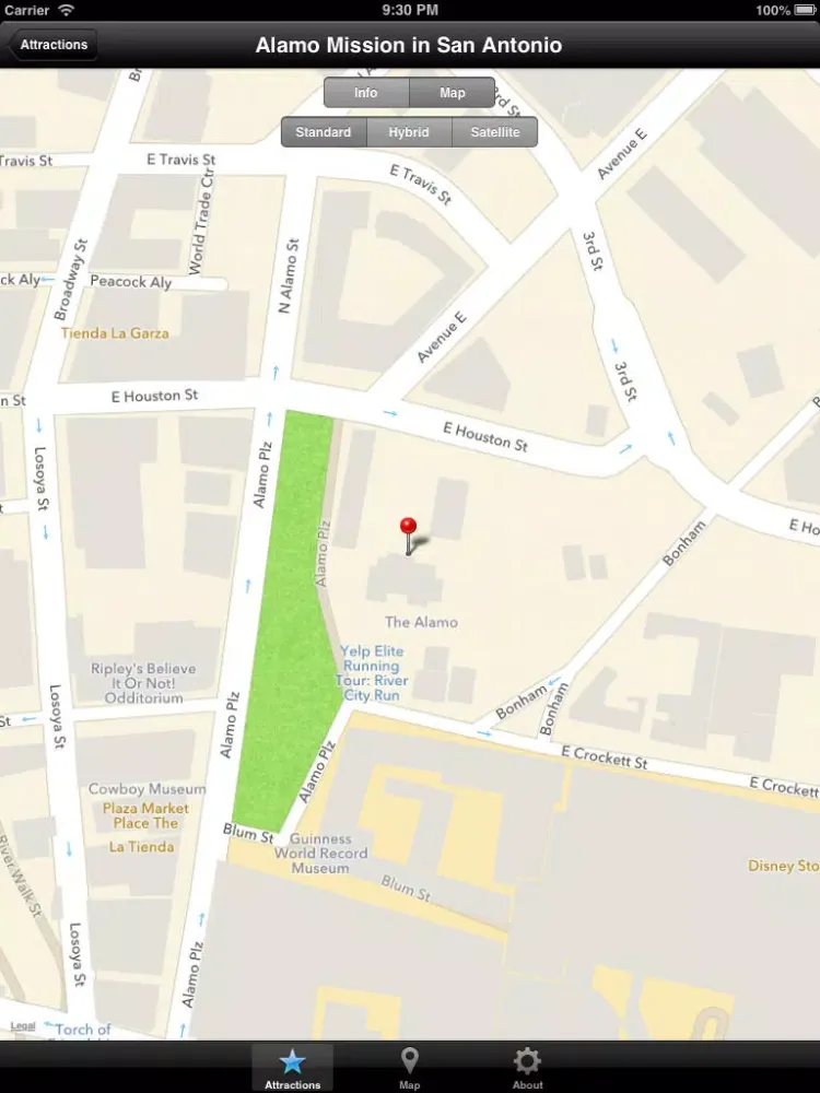 San Antonio Mini Guide iPad  Screenshots