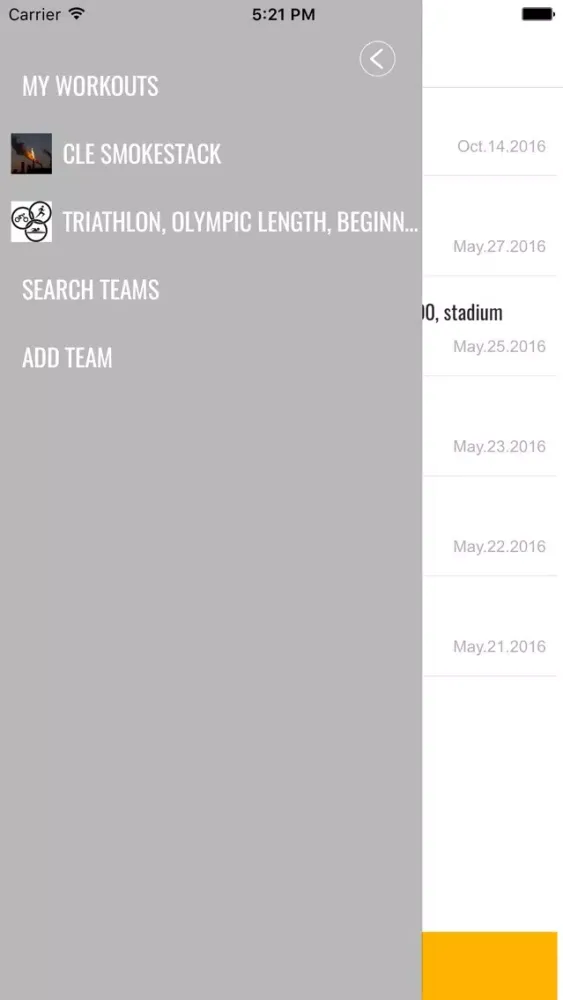 Ảnh chụp màn hình của TeamWorkout