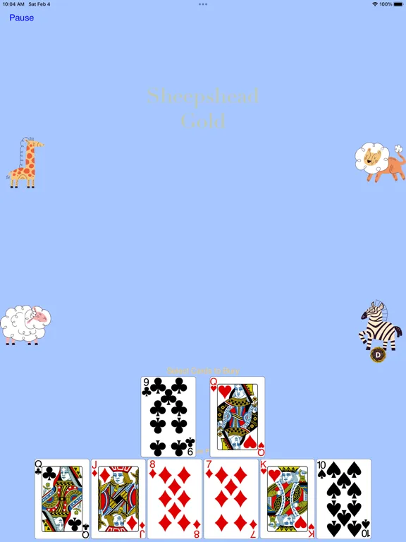 Zrzuty ekranu Sheepshead Gold iPad 