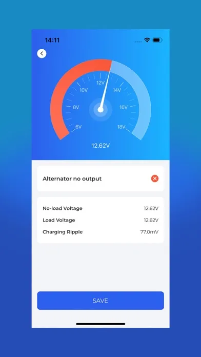 Zrzuty ekranu TOPDON BatteryLab