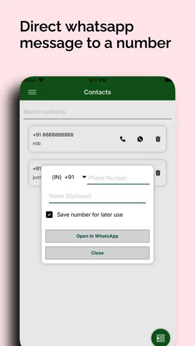 صور Open in Whatsup, Direct Chat