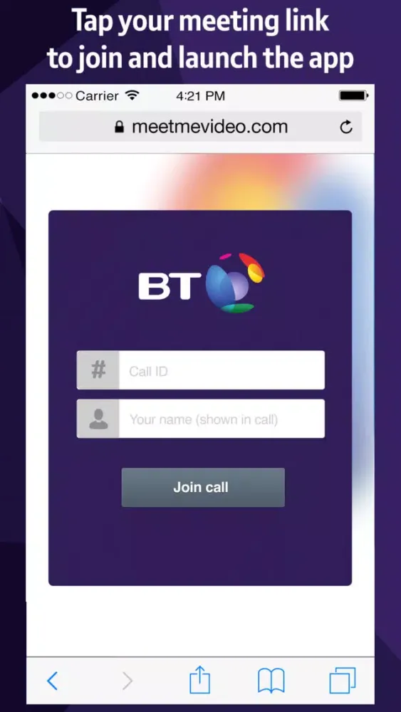 BT MeetMe Video Ekran Görüntüleri