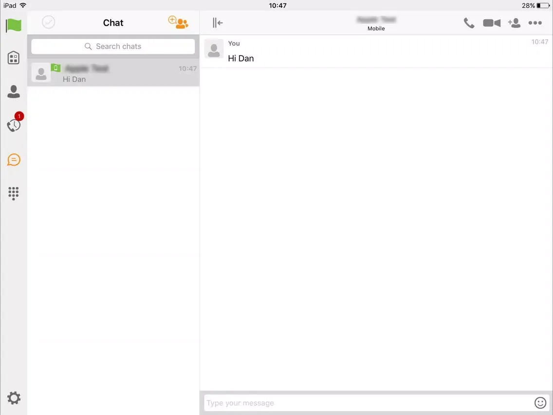 Office UC Tablet Edition iPad Screenshots