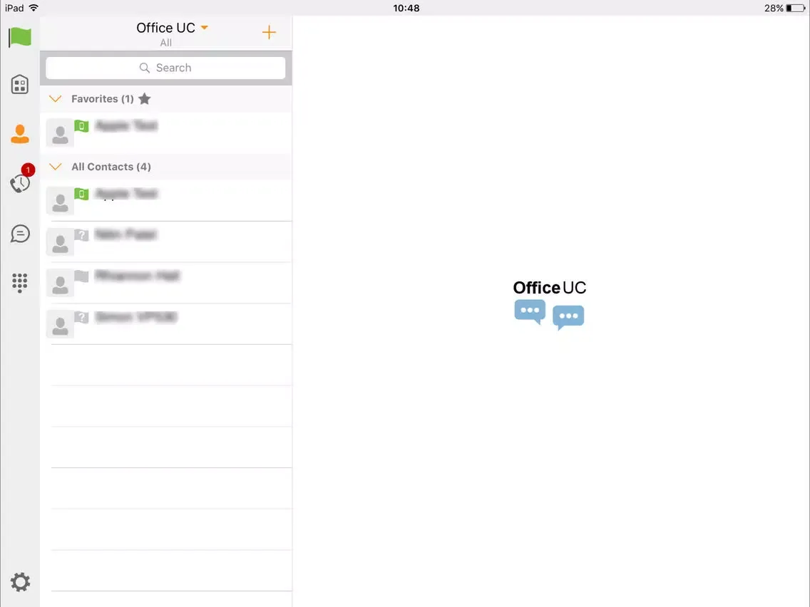 Office UC Tablet Edition iPad Screenshots