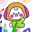 BT21 Coloring Book Chimmy