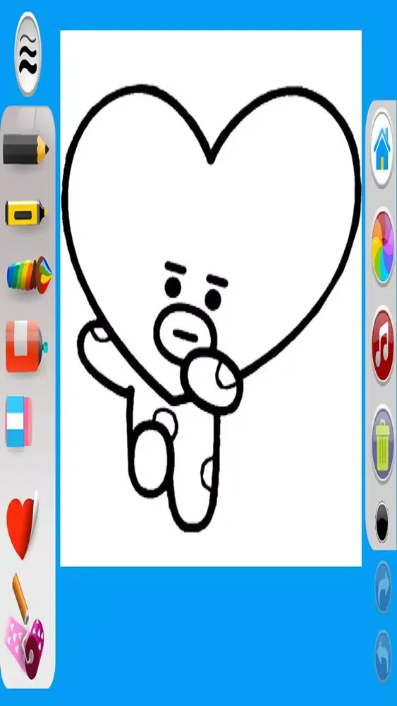 Ảnh chụp màn hình của BT21 Coloring Book Chimmy