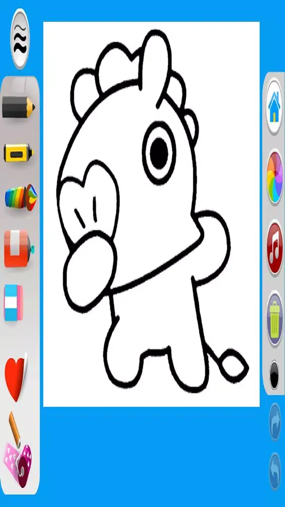 Ảnh chụp màn hình của BT21 Coloring Book Chimmy