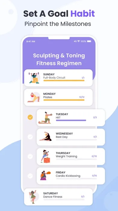 Captures d'écran de CareMe - Daily Routine Planner