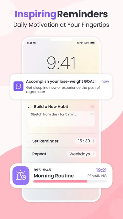 Captures d'écran de CareMe - Daily Routine Planner