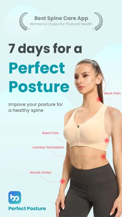 Tangkapan layar Perfect Posture: spine health