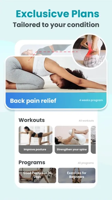 Tangkapan layar Perfect Posture: spine health
