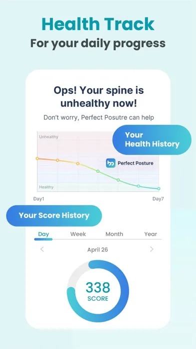 Tangkapan layar Perfect Posture: spine health