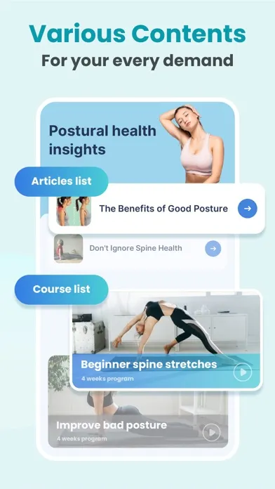 Tangkapan layar Perfect Posture: spine health