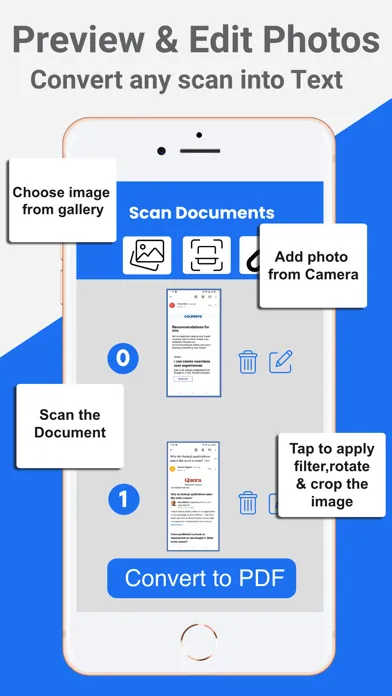 Capturas de tela do PDF Scanner App- Scan Document