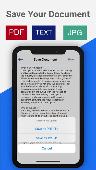 Capturas de tela do PDF Scanner App- Scan Document