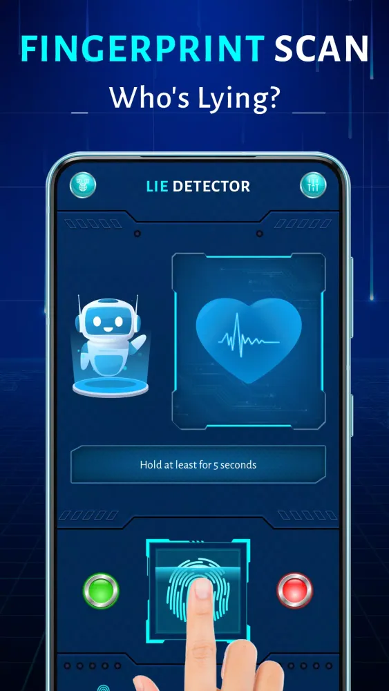 Скриншоты Lie Detector Test (Prank)