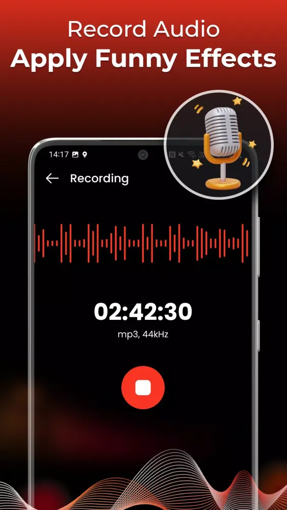 Captures d'écran de Voice Changer