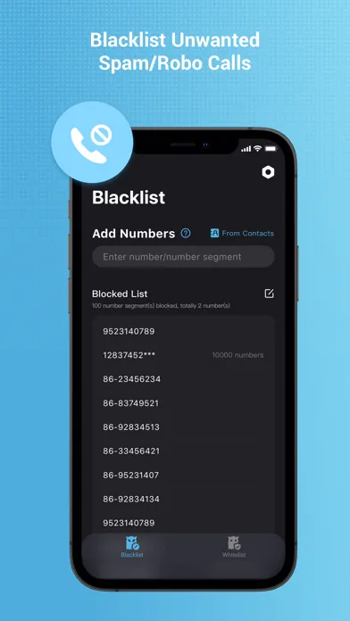 Spam Call Blocker-Batch Block应用截图