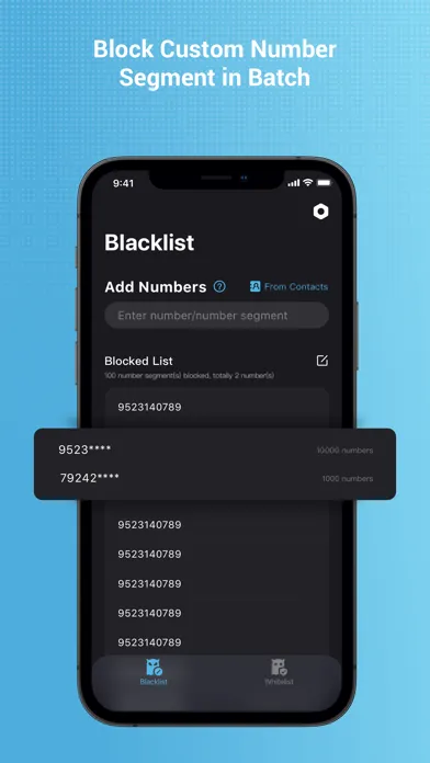 Spam Call Blocker-Batch Block应用截图