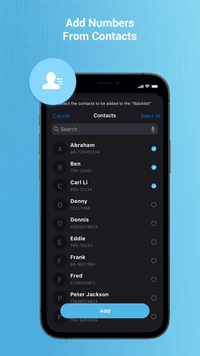 Spam Call Blocker-Batch Block应用截图