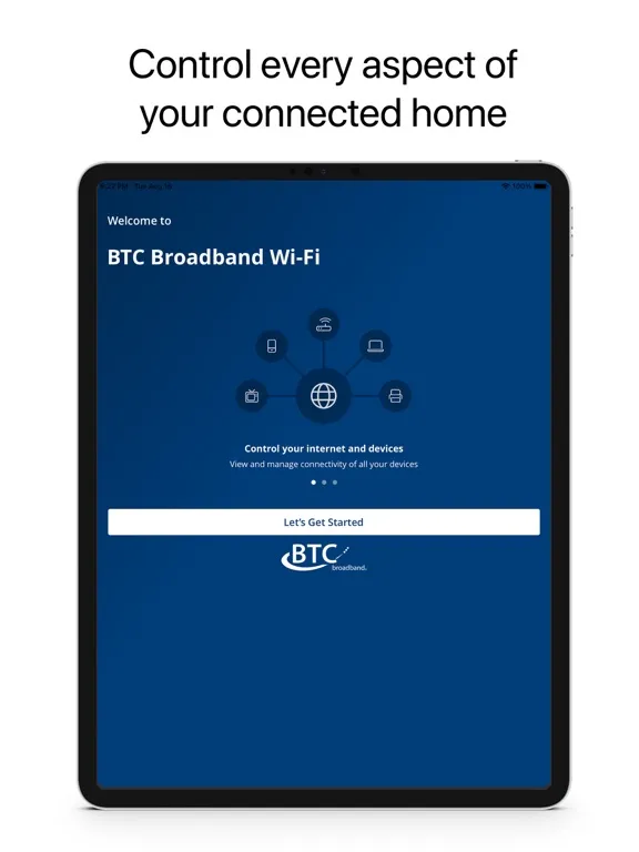 Zrzuty ekranu BTC Broadband  Wi-Fi iPad 