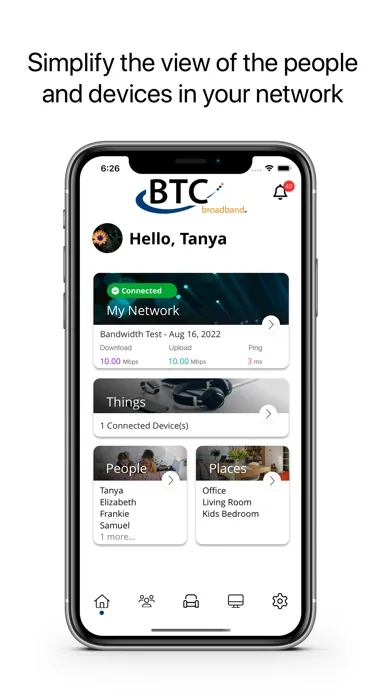 Zrzuty ekranu BTC Broadband  Wi-Fi