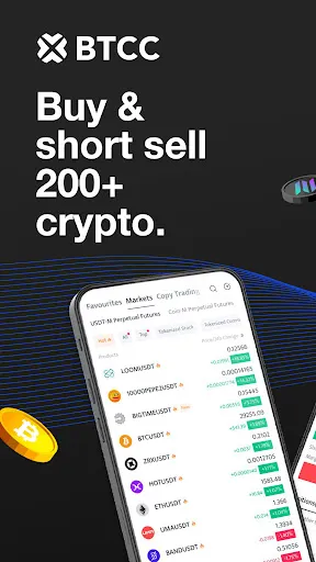 BTCC - Trade Bitcoin & Crypto Ekran Görüntüleri
