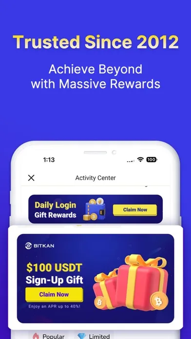 Capturas de pantalla de BitKan: Trade Bitcoin & Crypto