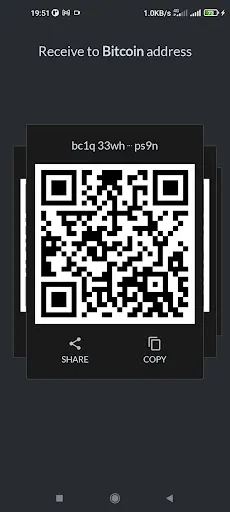 SBW: Simple Bitcoin Wallet Screenshots