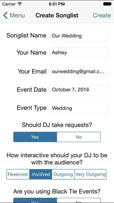DJ Songlist Screenshots