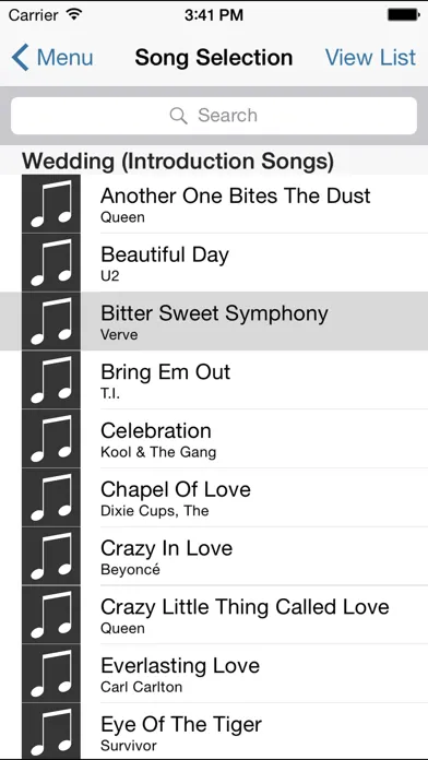 DJ Songlist Screenshots