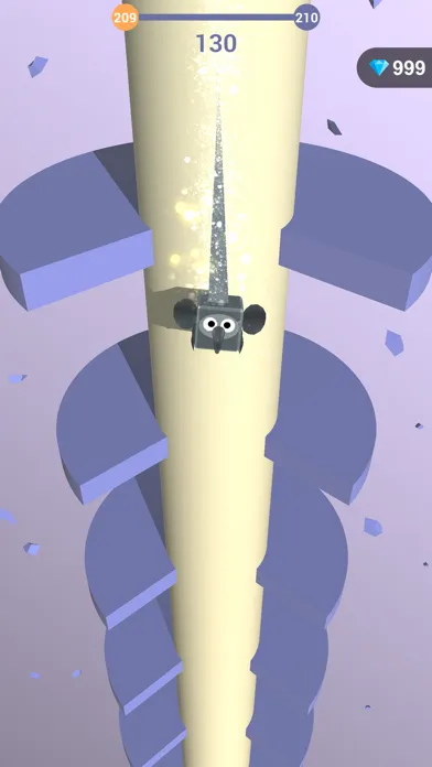Screenshot di Helix Jump: Animal Rescue