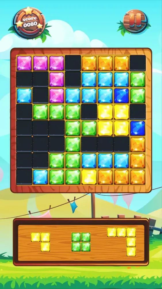 Puzzle Block Jewels Game 2018应用截图
