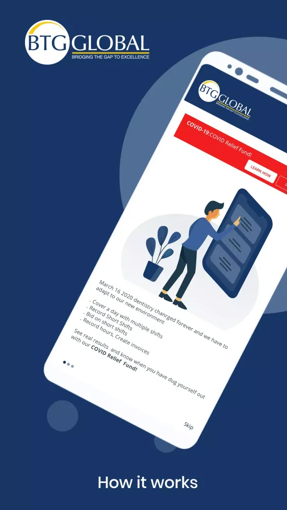 Ảnh chụp màn hình của BTG Global