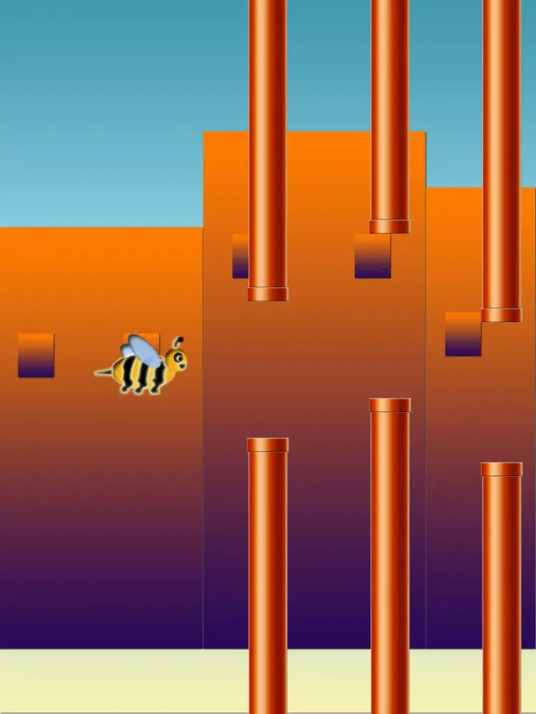 Flappy Floppy Bee iPad  Ekran Görüntüleri
