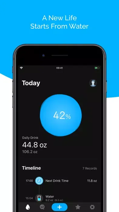 Capturas de tela do Drink Water Tracker - GoWater
