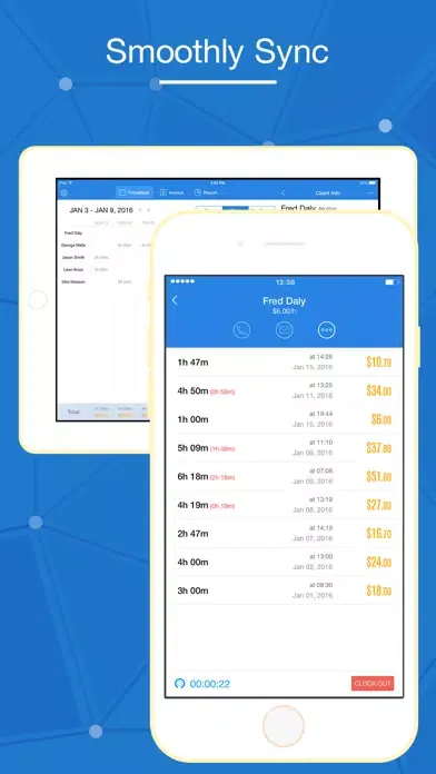 Hours Keeper Pro - Timesheet, Tracking & Billing应用截图