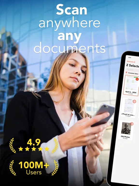 Screenshot di Tiny Doc: PDF Scanner App iPad 