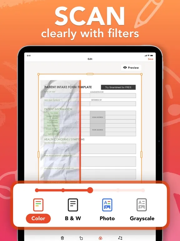 Screenshot di Tiny Doc: PDF Scanner App iPad 