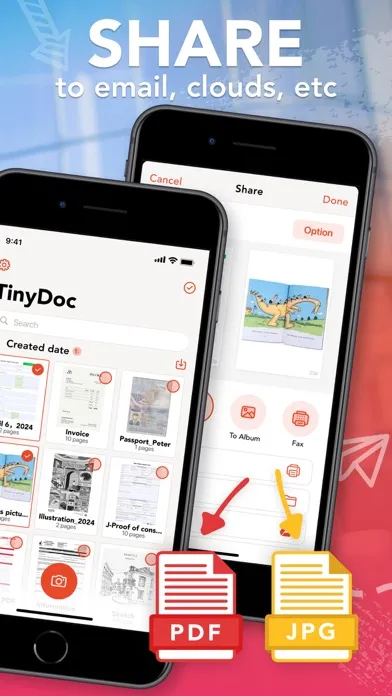 Screenshot di Tiny Doc: PDF Scanner App