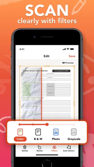 Screenshot di Tiny Doc: PDF Scanner App