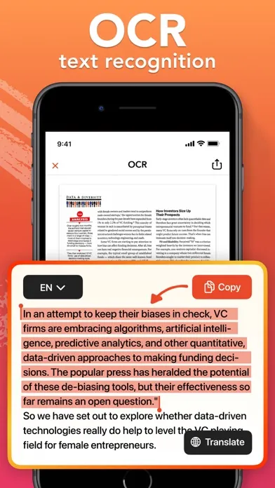 Screenshot di Tiny Doc: PDF Scanner App