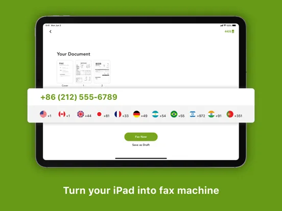 Capturas de tela do Fax++ - Send fax from iPhone iPad 