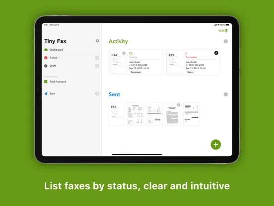 Capturas de tela do Fax++ - Send fax from iPhone iPad 