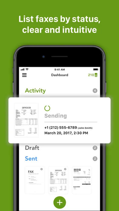 Capturas de tela do Fax++ - Send fax from iPhone